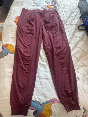 lululemon athletica Burgundy Track Joggers